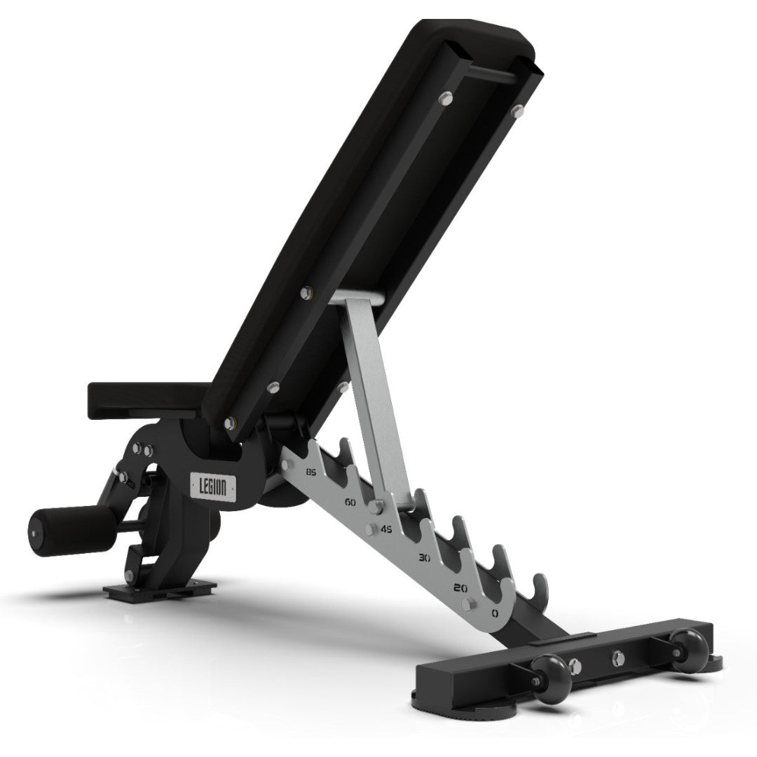 Legion V3 Pro Gym Bundle - V3 Multi Gym Rack, 150kg Bumper Plate Set, FID Bench & 3 Tier Dumbbell Rack (8 pairs 5kg-30kg)