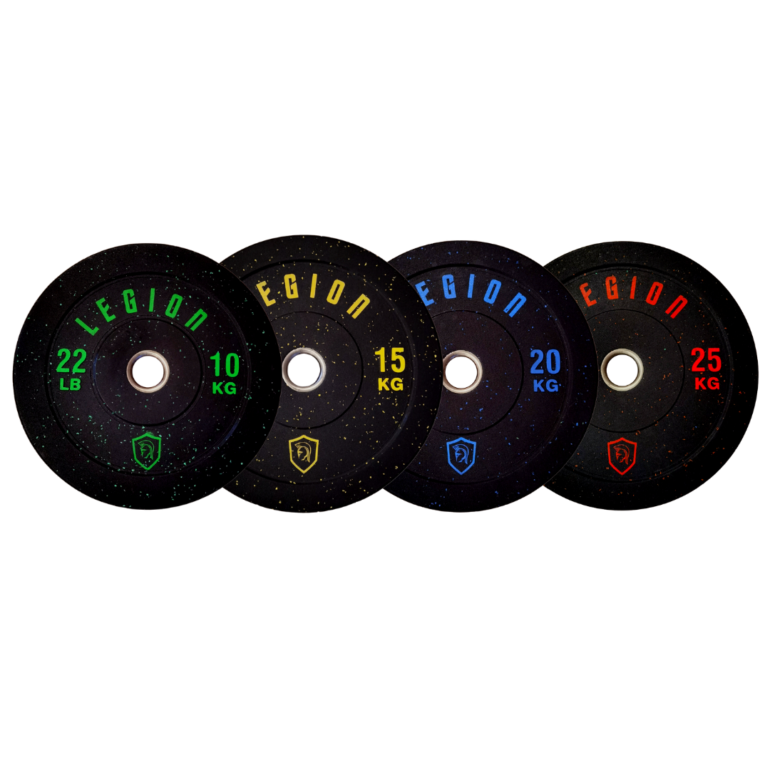 Legion Olympic Rubber Crumb Bumper Plates Bundle