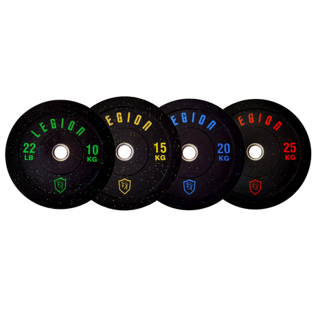 Legion Olympic Rubber Crumb Bumper Plates Bundle