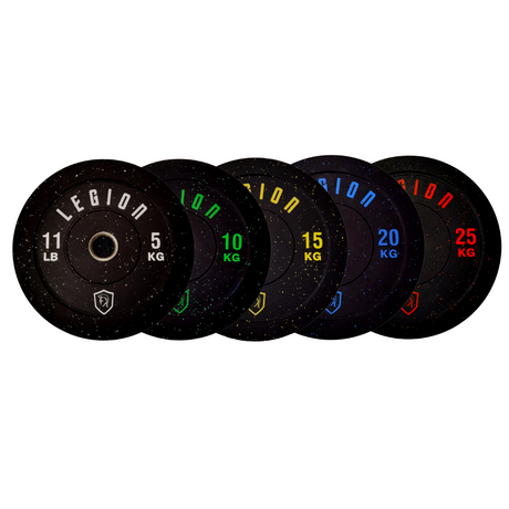 Legion Olympic Rubber Crumb Bumper Plates Bundle