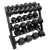 Legion Ultimate Home Gym Package - V2 Multi Gym Rack, 150kg Bumper Plate Set, Bench & 3 Tier Dumbbell Rack (8 pairs)