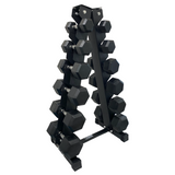 Legion Super Saver Starter Pack - Adjustable Squat Rack, Weight Bench, 100kg Bumper Plate Set & Tower Dumbbell Rack