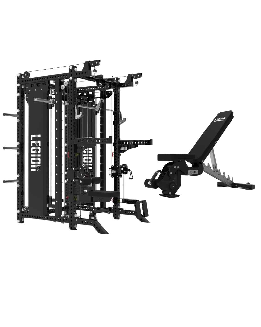Legion V3 Bench Bundle - V3 Multi Gym Rack & FID Bench