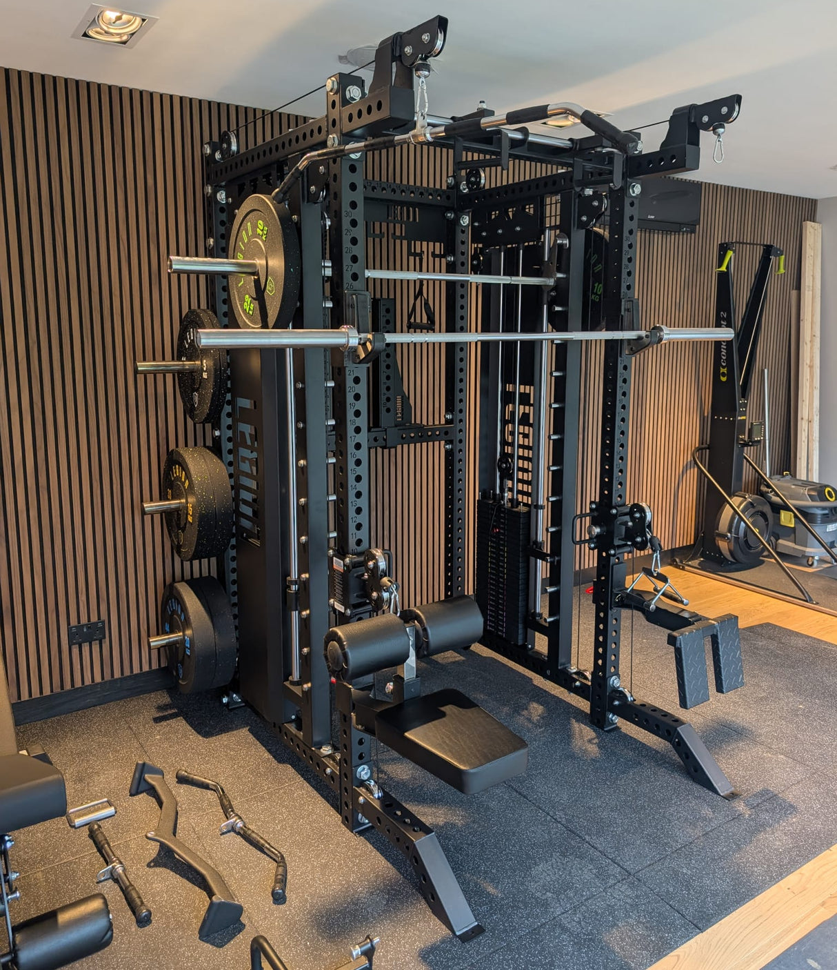 Legion V3 Pin Loaded (120kg Weight Stacks) Multi-Functional Trainer with Smith Machine