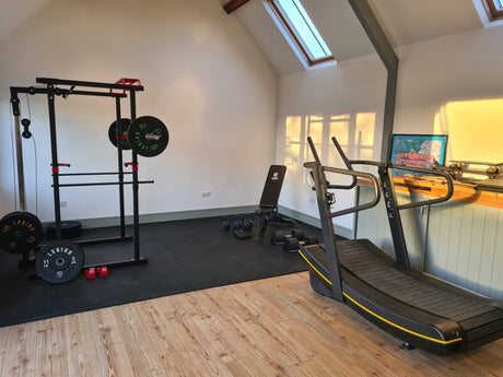 Legion Gym Flooring Tiles - Rubber Heavy Duty (1Mx1Mx20MM)